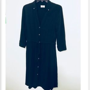 Black Shirt Dress With Pockets!! Size M